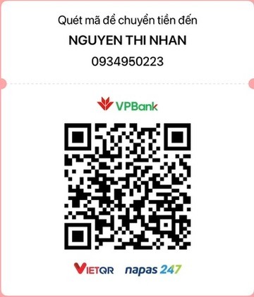 Mã QR Mừng Cưới Gia đình Duy & Nhân - VPBank
